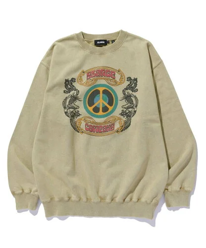 XLARGE OVERDYED CREST CREWNECK SWEATSHIRT