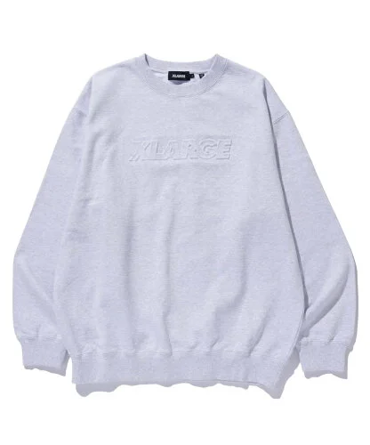 XLARGE EMBOSSED STANDARD LOGO CREWNECK SWEATSHIRT