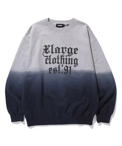 XLARGE GRADATION CREWNECK SWEATSHIRTS