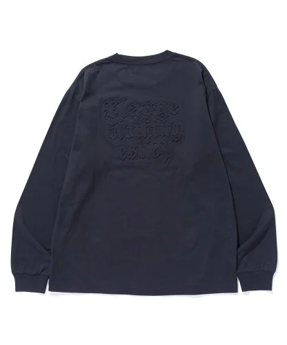 XLARGE EMBOSSED OLD ENGLISH L/S TEE