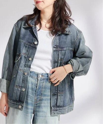 JOURNAL STANDARD L'ESSAGE 《予約》【LEVI'S/リーバイス】TYPE 2 TRUCKER GLO OMY DAY SELV:デニムジャケット