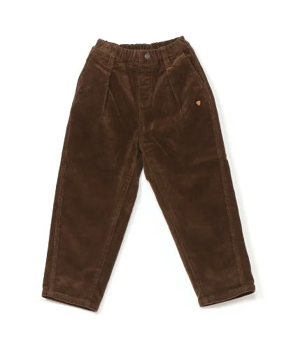 A BATHING APE ONE POINT CORDUROY CURVED PANTS