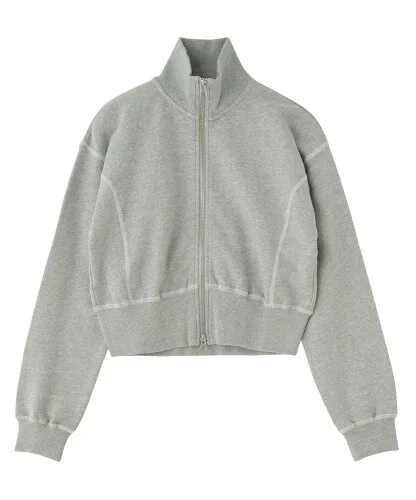 X-girl STITCH ZIP UP SWEAT TOP