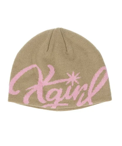 X-girl SIGN LOGO JACQUARD BEANIE