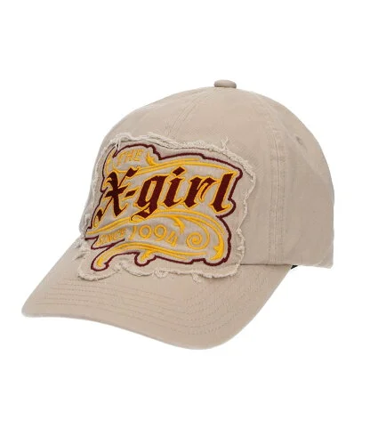 X-girl LOGO PATCH 6PANEL CAP