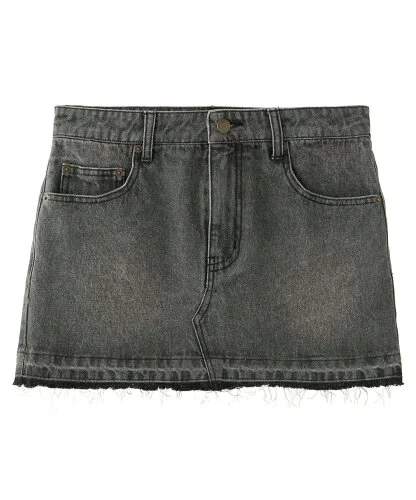 X-girl LOW RISE DENIM MINI SKIRT