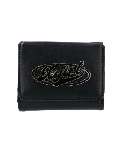 X-girl OVAL LOGO BUCKLE MINI WALLET