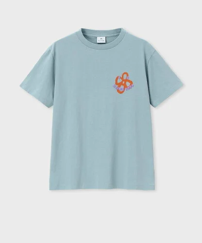 PS Paul Smith ウィメンズ "PS Happy Flower" 半袖Tシャツ