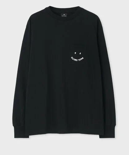 Paul Smith（ポール・スミス）ウィメンズ "Happy" ヴィンテージ 長袖Tシャツ