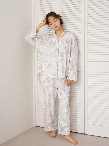 SNIDEL HOME リブフリースロングパンツ