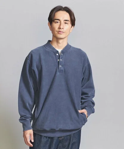 【別注】 ＜Champion＞ ヘンリーネック スウェット