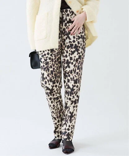 VERMEIL par iena Leopard パンツ