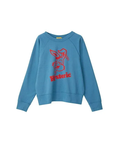 HYSTERIC GLAMOUR HYSTERIC RABBIT ショート丈スウェット