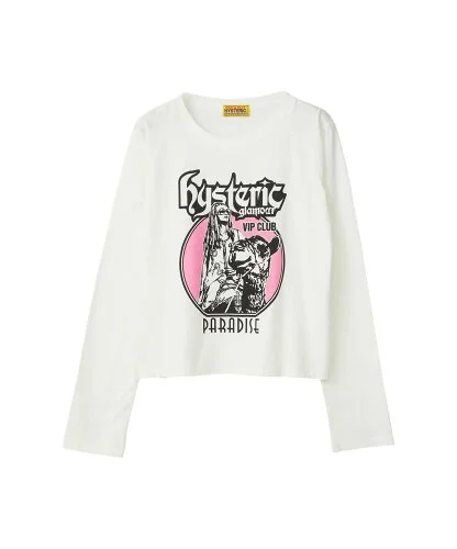 HYSTERIC GLAMOUR HYSTERIC VIP CLUB ショート丈Tシャツ