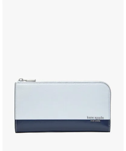 kate spade new york デヴィン カラーブロック ジップ アラウンド コンチネンタル ウォレット