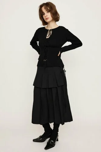 SLY LAYERED PLEATS スカート