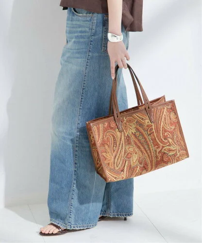 JOURNAL STANDARD L'ESSAGE 《予約》【A VACATION/ア ヴァケーション】CLUB BAG ORANGE PAISLEY:トートバッグ