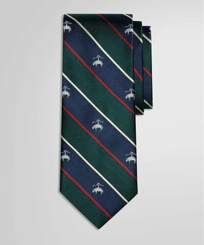 BROOKS BROTHERS アーガイルサザーランドストライプ GFジャカード レップタイ