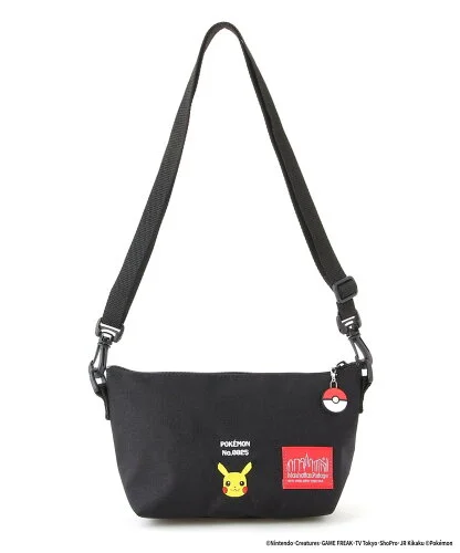 Manhattan Portage Manhattan Portage/(U)Zuccotti Clutch Pokemon Pikachu マンハッタンポーテージ バッグ ショルダーバッグ ブラック【送料無料】