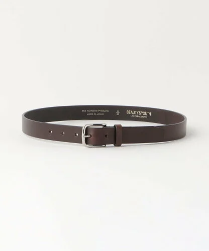 BEAUTY&YOUTH UNITED ARROWS ベーシック レザー ベルト 28mm -Made in Japan-