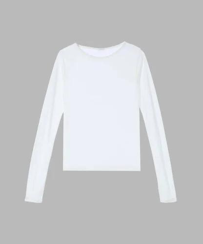 To b. by agnes b. WX04 TS シアーロングTシャツ