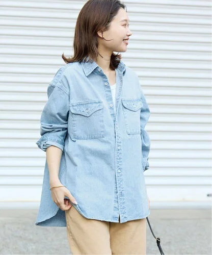 SLOBE IENA LE DENIM ウエスタンシャツ