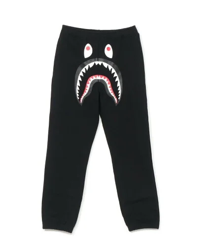 A BATHING APE SHARK REGULAR FIT SWEAT PANTS