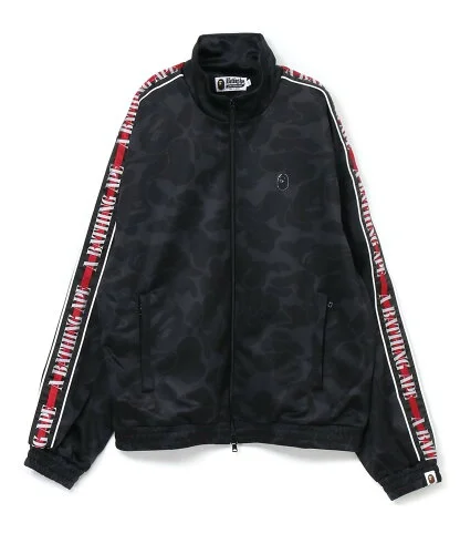 A BATHING APE SOLID CAMO ONE POINT TRACK JACKET