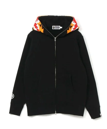 A BATHING APE TIGER FULL ZIP HOODIE