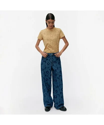 Marimekko Maridenim Loose Unikko ジーンズ
