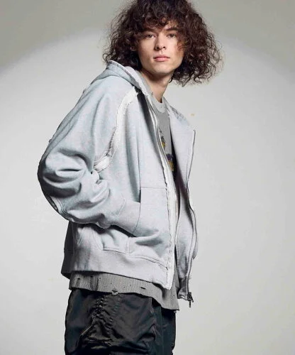 MAISON SPECIAL Prime-Over Sweat Zip Hoodie