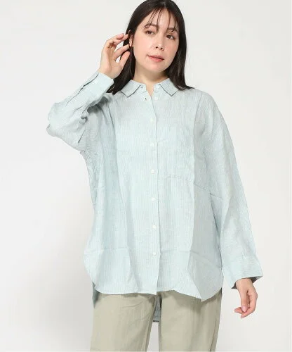 BANANA REPUBLIC オーバーサイズ リネン シャツ