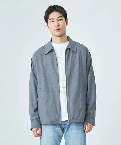 UNITED ARROWS green label relaxing TW マイクロチェック ブルゾン