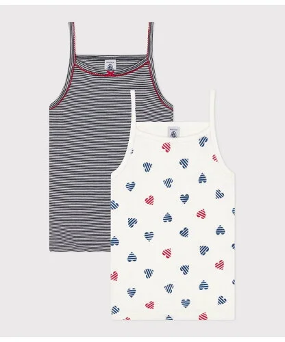 PETIT BATEAU キャミソール2枚組