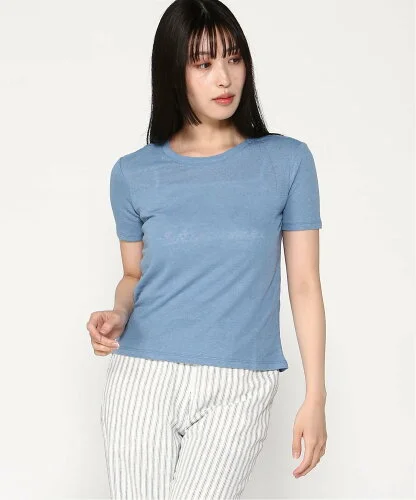 BANANA REPUBLIC FACTORY STORE SS LINEN BLEND CREW