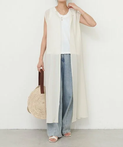 BEARDSLEY シアーロングジレ