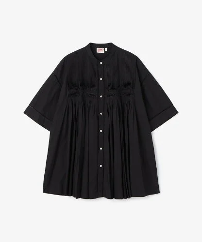 Bshop INDIA INDUSTRY ｜ ピンタックシャツ WOMEN