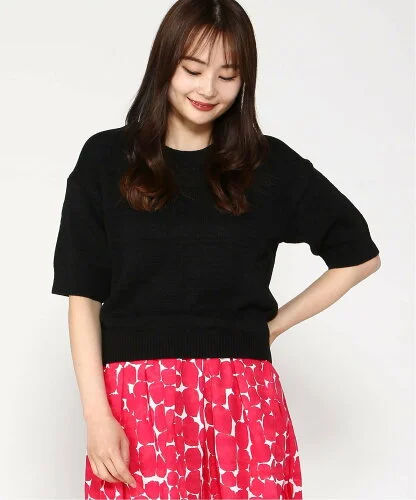 BANANA REPUBLIC FACTORY STORE CHUNKY CROPPED SS PULLOVER