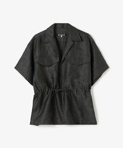 HAVERSACK ｜ ＜別注＞リネン 半袖プルオーバーシャツ WOMEN