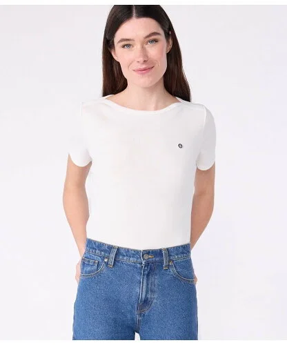 PETIT BATEAU ボートネック半袖Tシャツ