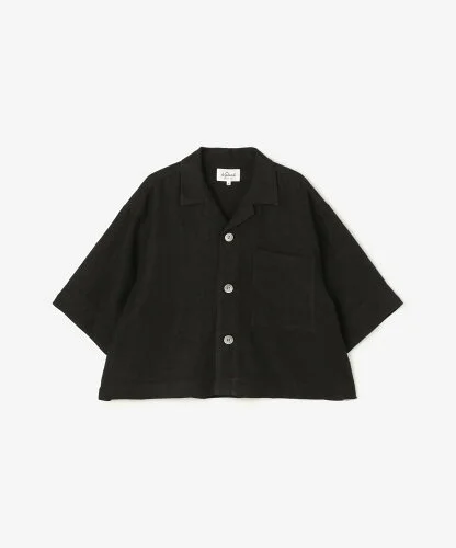 LE GLAZIK ｜ オープンカラー半袖シャツ WOMEN