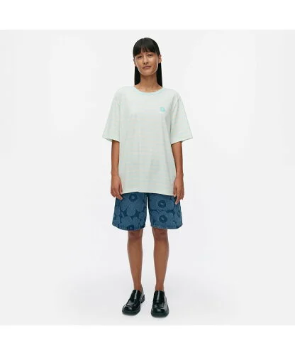 Marimekko Tasaraita Unisex Tシャツ