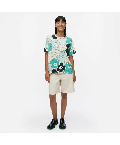 Marimekko 【アジア限定】Erna Piirto Unikko Tシャツ