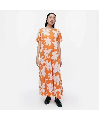 Marimekko Sh Kalliokielo Villinarsissi ワンピース