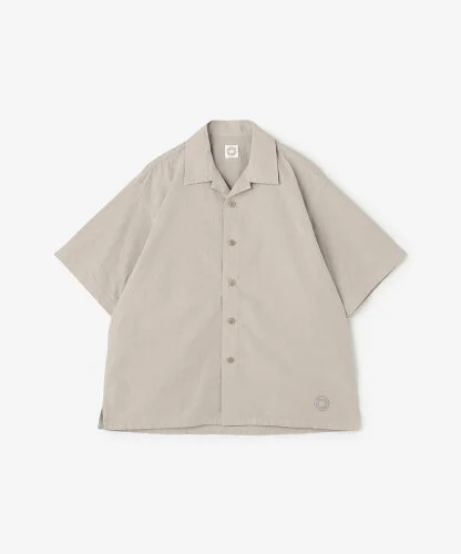 ORCIVAL ｜ コットンポプリン オープンカラー半袖シャツ WOMEN