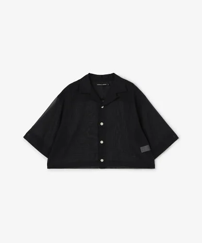 nicholson & nicholson ｜ ＜別注＞ シアー ショートスリーブシャツ WOMEN