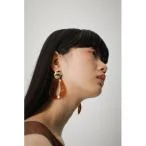 ピアス MARBLE ACRYL ROUND EARRINGS/マーブルアクリルラウンドピアス レディース