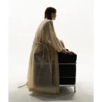 コート トレンチコート AMOMENTO/アモメント SHEER SINGLE TRENCH COAT/シアーシングルトレンチコート レディース