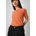 ニット MULTICOLOR BORDER RIB TOPS/マルチカラーボーダーリブトップス レディース