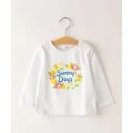 tシャツ Tシャツ SHIPS KIDS:80〜90cm / サニーデイズ プリント 長袖 TEE キッズ